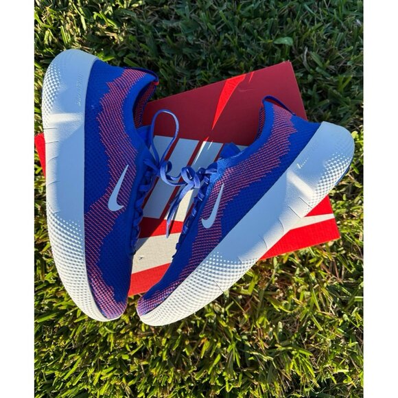 11 MEN'S NIKE FREE 2025 BLUE ORANGE WHITE SNEAKERS SPORTSWEAR HF1078-401 RUNNING - Picture 4 of 11